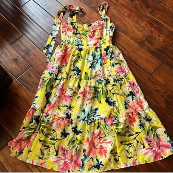 Eliza J Yellow  Midi Dress - Picture 3 of 5